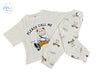 Falcon Teddy Print Top and Pant Set - Summer Nightwear Set – 100% Cotton Kids Sleepwear