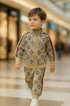 B Fashion Brown Pant and Top Set | Jumper Suit | Ethnic Inspired Clothes | Ethnic Sets for Boys