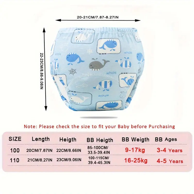 🧸 Rainbow Cloth Diapers Breathable Cloth Diapers for your little one's (Pack of 3)