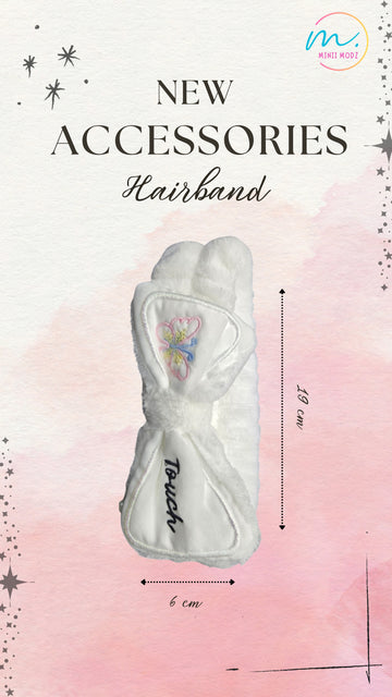 White Butterfly Hairband – Soft & Stylish Headband for Girls, Toddlers & Infants | Best Gift Accessory.