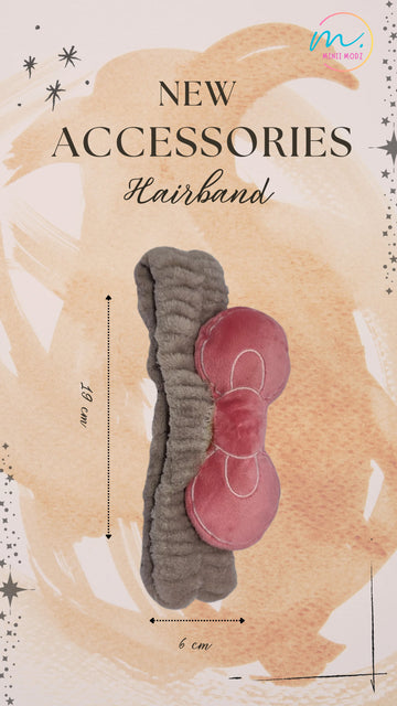 Pink Princess Bow Hairband – Soft & Stylish Headband for Girls, Toddlers & Infants | Best Gift Accessory