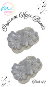 Organza Flower Hair Clips