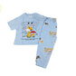 Snoopy Print Shirt & Pant Set Summer Cotton Nightwear Set