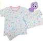 Rabbit Bunny Print Shirt and Pant Set Nightwear Set – Summer Cotton Sleepwear for Kids