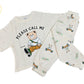 Falcon Teddy Print Top and Pant Set - Summer Nightwear Set – 100% Cotton Kids Sleepwear