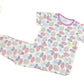 Little Hare Print Pyjama Set Summer Cotton Nightwear Set