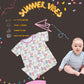 Little Hare Print Pyjama Set Summer Cotton Nightwear Set