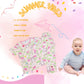 Pink Flower Teddy Print Shirt & Pant Set for Girls – Soft Cotton Dress Sleepwear | Suitable for Kids, Toddlers, and Infants