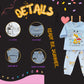 Snoopy Print Shirt & Pant Set Summer Cotton Nightwear Set