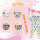 Smile Teddy Print Pyjama Set Cotton Nightwear Set – Soft Summer Kidswear