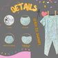 Bee Print Top Pant Set Summer Cotton Nightwear Set – Soft & Comfy for Kids