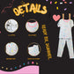Rabbit Bunny Print Shirt and Pant Set Nightwear Set – Summer Cotton Sleepwear for Kids