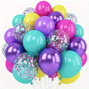 Multicolor Party Balloons – Pack of 50