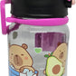 Bunny Transparent Kids Water Bottle with Straw 500ml BPA-Free Plastic, School & Picnic Bottle for Toddlers