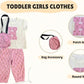 HPL Pink Pouch Girl Pant Top Set with Sling Bag | Ethnic Inspired Clothes | Ethnic Sets for Girls