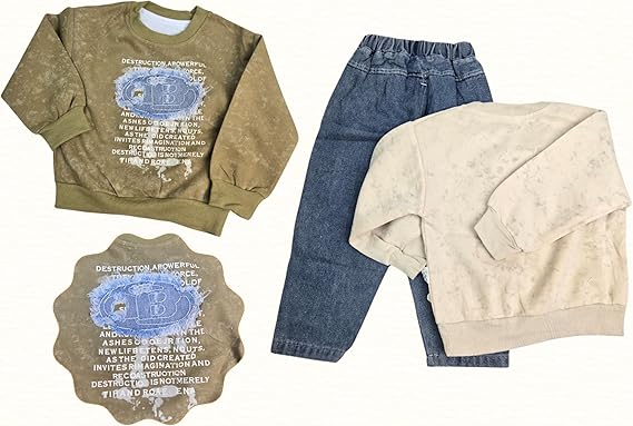 Denim Pant & Full Sleeve Shirt Top Set for Boys | Ethnic Inspired Clothes | Pant Top Set for Boy