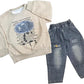 Denim Pant & Full Sleeve Shirt Top Set for Boys | Ethnic Inspired Clothes | Pant Top Set for Boy