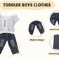 DEOUTN Name Print Stripes Design Pant & Full Sleeve Shirt Set for Boys | Pant Top Set for Boy