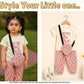 HPL Pink Pouch Girl Pant Top Set with Sling Bag | Ethnic Inspired Clothes | Ethnic Sets for Girls