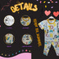 ABC Monkey Print Shirt and Pant Set Summer Nightwear for Kids