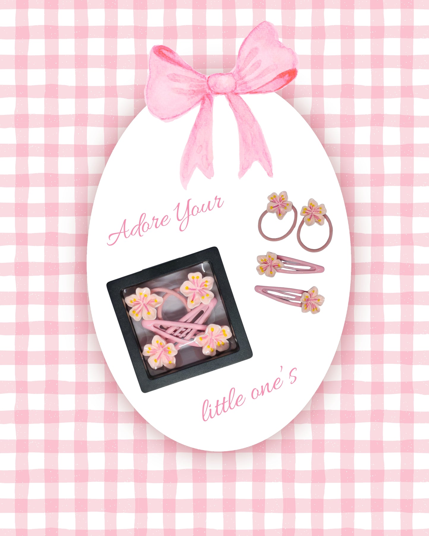 5 Case Flower Hair Clips Bundle – Cute & Colorful Tic Tac Clips for Girls, Toddlers & Infants | Best Gift Pack