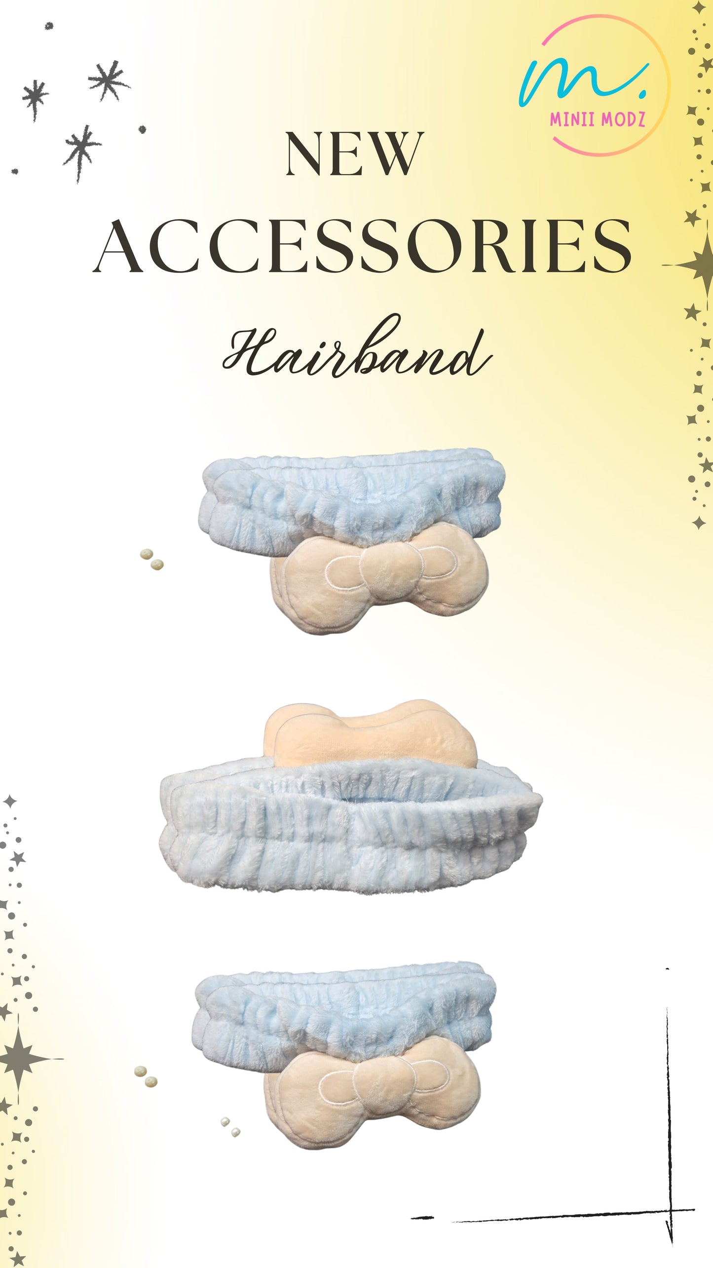 Blue Belle Bow Hairband – Soft & Elegant Headband for Girls, Toddlers & Infants | Best Gift for Kids