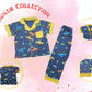 Car Rally Print Pyjama Set Sleepwear