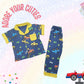 Car Rally Print Pyjama Set Sleepwear