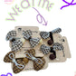 Checkered Classic Hair Clip Set – Pack of 3 (Assorted Styles)