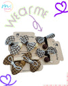 Checkered Classic Hair Clip Set – Pack of 3 (Assorted Styles)