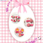 Cherry Girl Flower Hair Clips