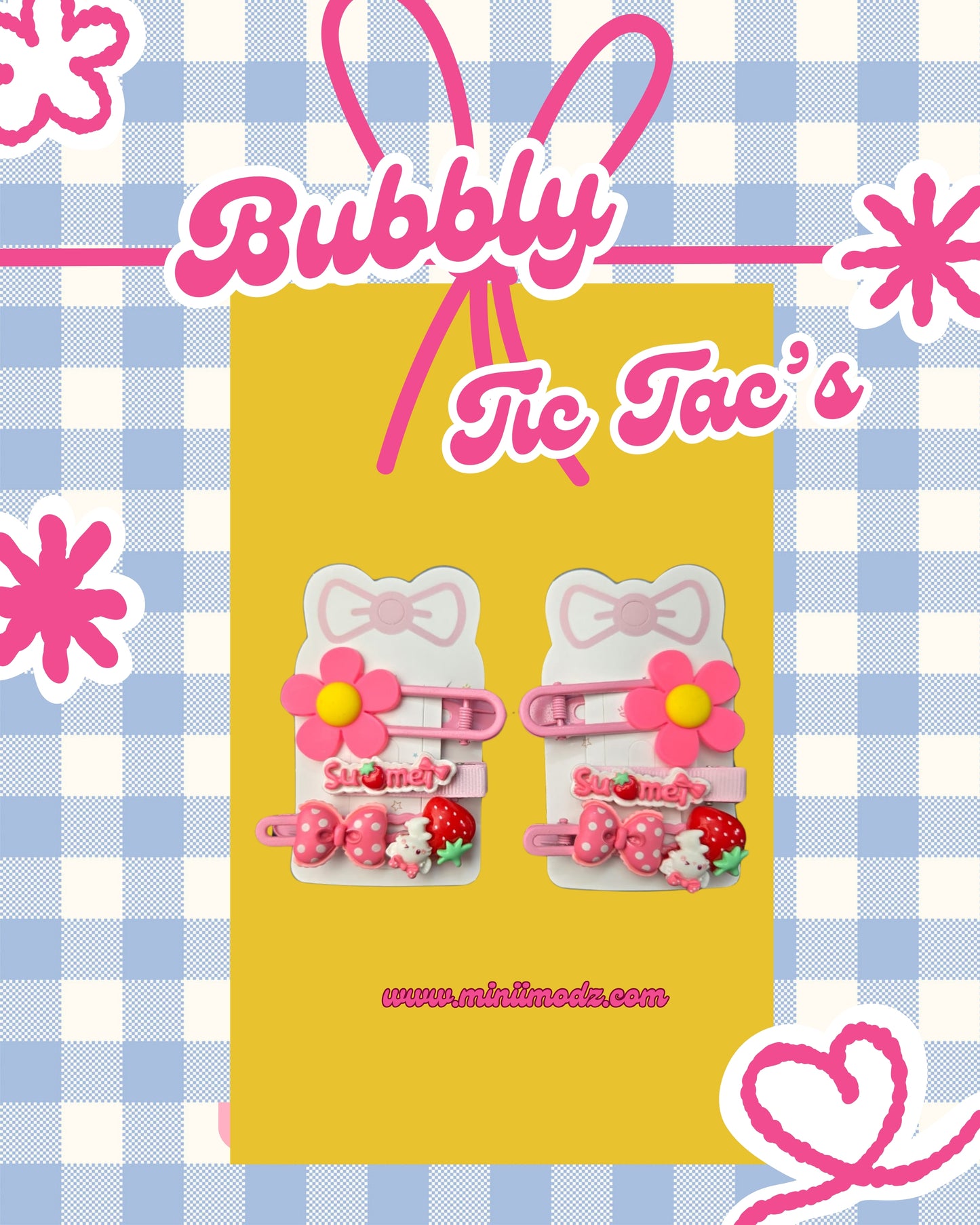 Cherry Blossom Tic Tac Clips
