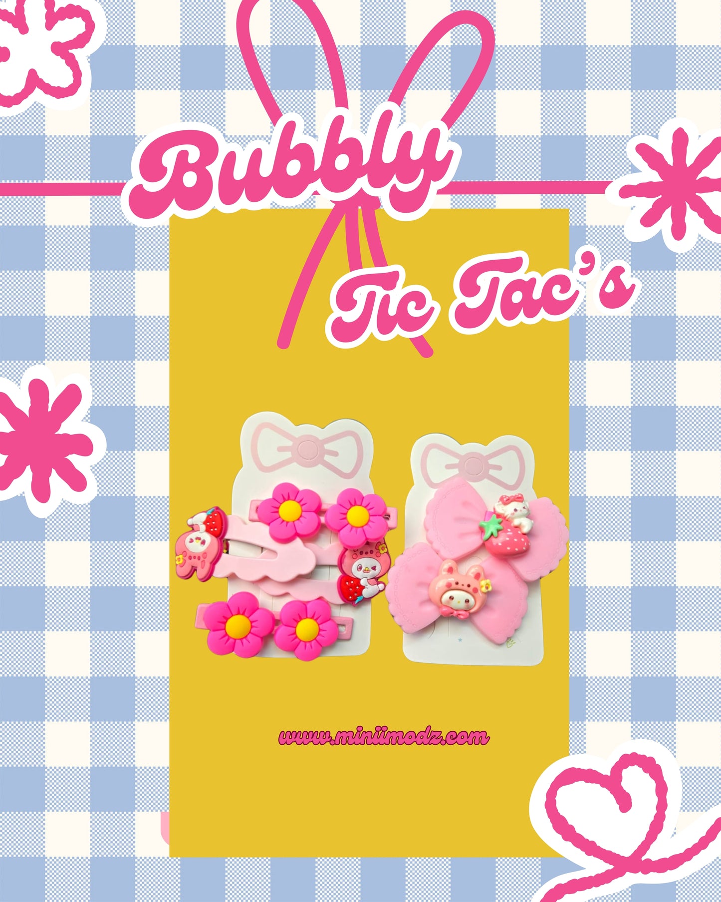 Cherry Blossom Tic Tac Clips