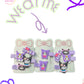 Kuromi Hair Clips