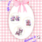 Kuromi Melody Hair Clips (COMBO PACK)