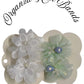 Organza Flower Hair Clips