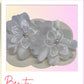 Organza Flower Hair Clips