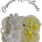Organza Flower Hair Clips