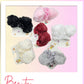 Pom Pom Hair Scrunchies5-Color Combo Pack of Soft Hair Rubber Bands for Girls, Toddlers & Infants | Cute Headbands & Best Gift Option