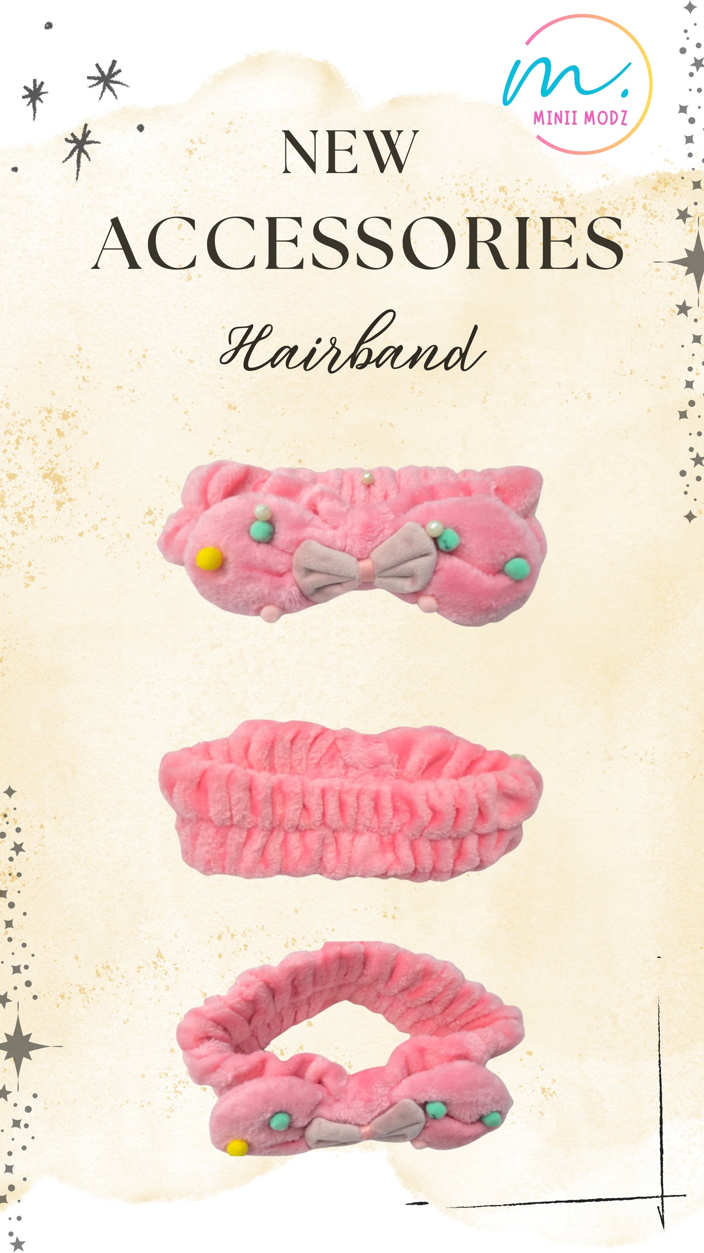 Pink Bow Hairband – Soft & Stylish Headband for Girls, Toddlers & Infants | Best Gift Accessory