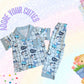 Snuggle Phant Elephant Print Kids Night Suit Pyjama Set | Cotton Top & Bottom Dress for Infant, Toddlers & Child