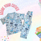 Snuggle Phant Elephant Print Kids Night Suit Pyjama Set | Cotton Top & Bottom Dress for Infant, Toddlers & Child