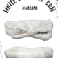 White Butterfly Hairband – Soft & Stylish Headband for Girls, Toddlers & Infants | Best Gift Accessory.