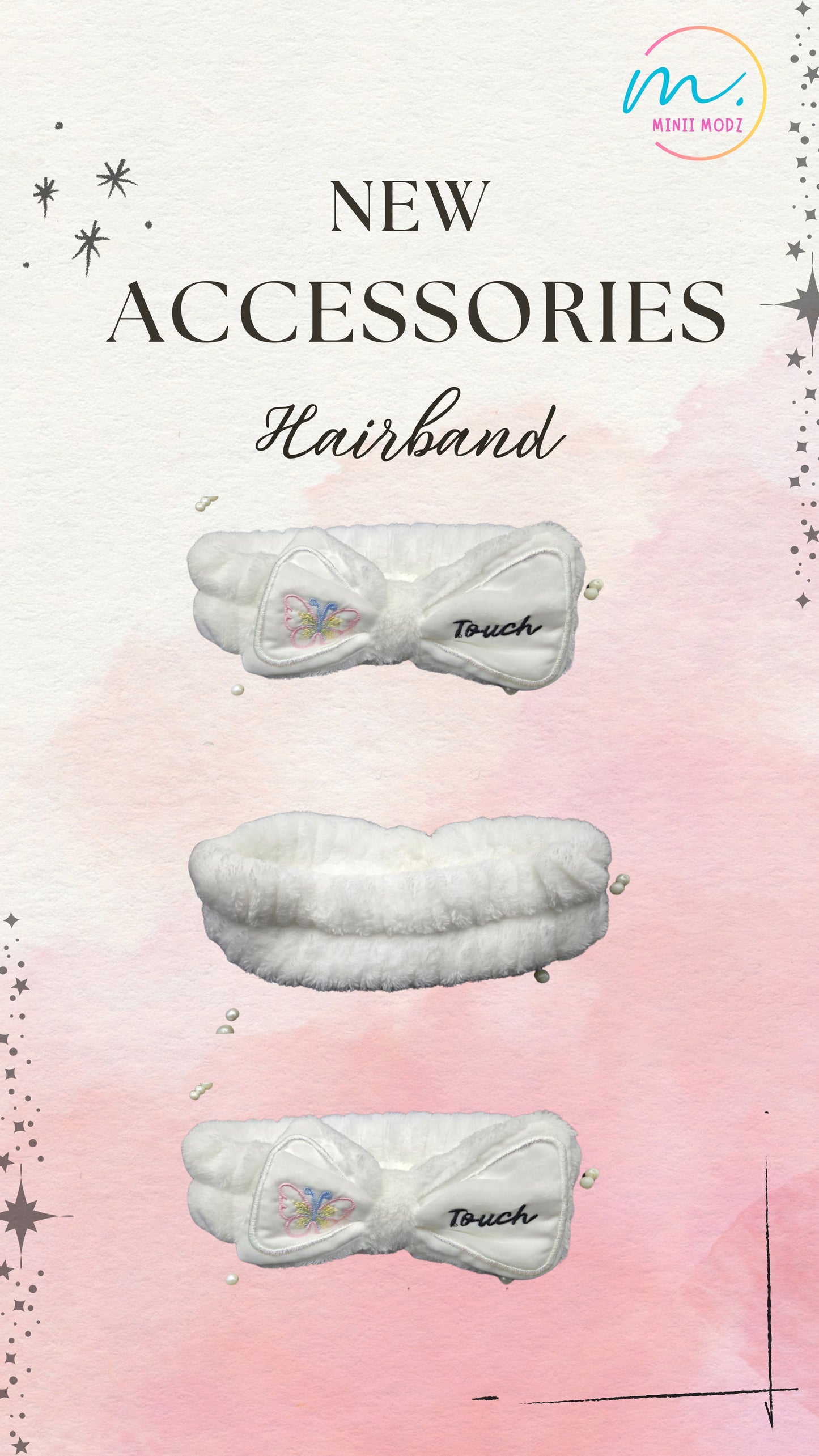 White Butterfly Hairband – Soft & Stylish Headband for Girls, Toddlers & Infants | Best Gift Accessory.