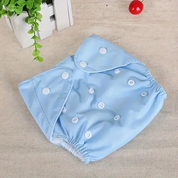 Reusable Cotton Diaper Pants – Soft, Breathable & Washable Training Pants for Toddlers (Available in Yellow, Blue, Pink, and Purple)