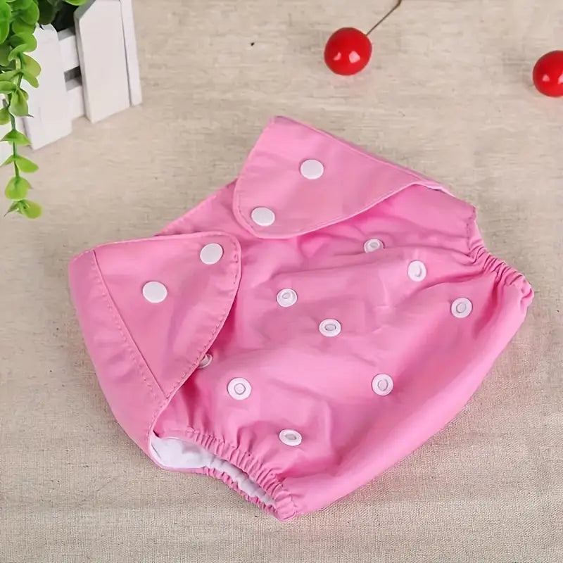 Reusable Cotton Diaper Pants – Soft, Breathable & Washable Training Pants for Toddlers (Available in Yellow, Blue, Pink, and Purple)