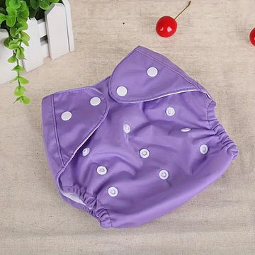 Reusable Cotton Diaper Pants – Soft, Breathable & Washable Training Pants for Toddlers (Available in Yellow, Blue, Pink, and Purple)